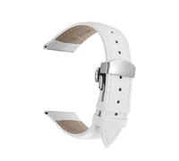 XLXKGPGKMK Bracelet en cuir souple pour homme et femme avec boucle en acier inoxydable à dégagement rapide, 24mm, Cuir