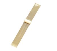 XLXKGPGKMK Bracelet en maille d'acier inoxydable à dégagement rapide Milan for hommes et femmes, remplacement métal(Gold,18MM)
