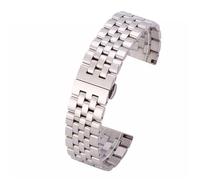 XLXKGPGKMK Bracelet épais en acier inoxydable, métal robuste, poli, libération rapide, solide, compatible avec les hommes et femmes(Silver,18mm)