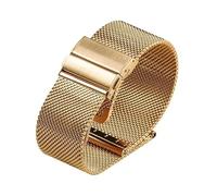 XLXKGPGKMK Bracelet métallique Milan compatible avec les bracelets en maille d'acier inoxydable for hommes et femmes(Gold,22mm)