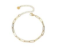 XLXKGPGKMK Ensemble de bracelets personnalisés simples et polyvalents avec chaîne nue unie qui ne se décolore pas for les femmes(Square silk chain)