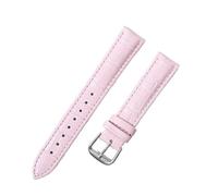 XLXKGPGKMK Les bracelets de montre en cuir vintage for hommes et femmes sont classiques for les montres traditionnelles, adaptés aux vêtements professionnels décontractés(Pink,24mm)