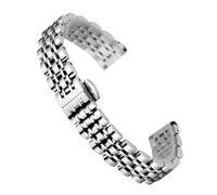 XLXKGPGKMK Quick Release Metal Strap for Men and Women Stainless Steel 12mm 14mm 16mm(Silver,12mm)