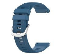 XLXKGPGKMK Silicone Strap with Quick Release Rubber Suitable for Men and Women Stainless Steel Buckle(Deep blue,20mm)