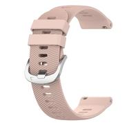 XLXKGPGKMK Silicone Strap with Quick Release Rubber Suitable for Men and Women Stainless Steel Buckle(Pink,20mm)