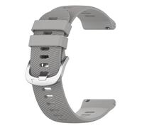 XLXKGPGKMK Silicone Strap with Quick Release Rubber Suitable for Men and Women Stainless Steel Buckle(Light gray,18mm)