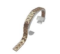 XLXKGPGKMK Stainless Steel Strap Quick Release Straight End Smart 8mm 10mm 12mm 14mm Women's Version(Rose,10mm)