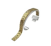 XLXKGPGKMK Stainless Steel Strap Quick Release Straight End Smart 8mm 10mm 12mm 14mm Women's Version(Gold,14mm)