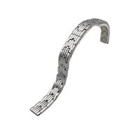 XLXKGPGKMK Stainless Steel Strap Quick Release Straight End Smart 8mm 10mm 12mm 14mm Women's Version(Silver,12mm)
