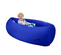 XLYLKS Chaise sensorielle gonflable de 152,4 cm pour enfants avec pompe à air électrique - Jouets sensoriels pour autisme, TDAH, relaxation - Thérapie bleue pour enfants (utilisation en intérieur