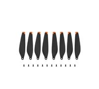 XLYMTLSO Drone Propeller, Lot de 8 hélices en Fibre de Carbone, compatibles avec DJI Mini 3/3 Pro,Low-Noise Blades(Mini 3 Black Orange)