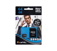 xlyne - Carte mémoire flash (adaptateur SD inclus(e)) - 64 Go - Class 10 - micro SDXC