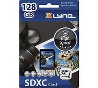 XLYNE Carte mémoire SDXC 128 Go Classe 10 Carte SD Mémoire Flash Idéale pour Les Photos/vidéos/Audio/Smartphones