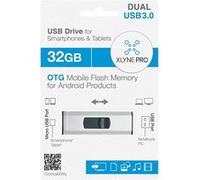 Xlyne \ OTG\ Mémoire supplémentaire USB pour smartphone/tablette argent 32 GB USB 3.1 (Gen 1), Micro USB 2.0
