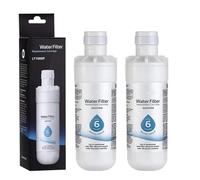 XLZACDMB Filtre À Eau De Remplacement for Réfrigérateur, Compatible for LG, LT1000P Compatible LFXS30796S LFXS30796D LRFDS3006S LRFDS3006D LRFVS3006D(2pcs)