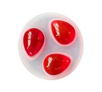 XLZSP Moules en silicone en forme de goutte avec trous pour bijoux, résine époxy, moulage d'argile, bricolage, décoration
