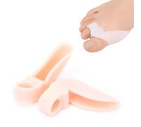 Xm 1 Paire Hallux Valgus Garde Pieds Pied Doigts Deux Trous Séparateur D'orteils Silicone Pouce Bunion Régulateur Valgus Protecteur Ajusteur