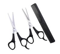 Xm 1 Set Ciseaux De Coupe Cheveux À Amincir En Acier Inoxydable Robuste Pour La Maison Ciseaux De Coiffure - Effileur