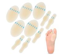Xm 10 Pièces/Ensemble Adhésif Hydrocolloïde Gel Blister Plâtre Anti-Usure Talon Autocollant Pédicure Patch Silicone Gel Doux Talon Autocollant