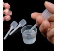 Xm 10 Pièces/Lot Mini Plastique Pour Diffuseur De Parfum Bouteille Mini Liquide Huile Compte-Gouttes Laboratoire Approvisionnement 64mm Essentiel Vide Conteneur