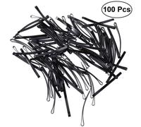 Xm 100 Pcs Pinces À Cheveux Simple Classique Peinture En Métal Noir Épingles Accessoires De Pince - Barrette - Chouchou - Elastique