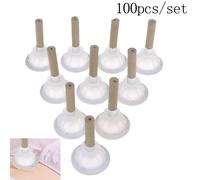 Xm 100 Pièces Auto-Adhésif Acupuncture Massage Autocollant Moxa Stick Moxibustion Sans Fumée Rouleau Artémisia Support De La Boîte Rouleau Crème