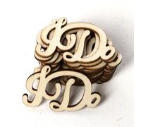 Xm 15 Pièces Je Fais Bricolage Décoration En Bois Pour Mariage Pièce En Bois Décor De Table Suspendus Maison Rassemblement Mariage Artisanat À La Main A3