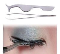 Xm 1pc Faux Cils En Acier Pince À Épiler Bigoudi Extension Cils Mascara Applicateur Dissolvant Pince Maquillage Cosmétique Femmes Outils