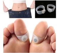 Xm 2 Paire Rapide Perdre Du Poids Brûler La Graisse Réduire Les Graisses Corps Silicone Pied Massage Orteil Anneaux Perte Magnétique Poids Orteil Anneau Thérapie Minceur