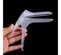 Xm 2 Pièces/Ensemble Dilatateur Vaginal Spéculum Blanc En Plastique Expansion Colposcopie Vaginale Dilatateur Vaginal Spéculum Pour Les Filles Femmes