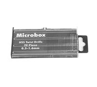 Xm 20 Pièces Mini Ensemble De Forets Hss Micro Ensemble De Forets Hélicoïdaux 0.3mm-1.6mm Modèle Artisanat Avec Des Outils De Réparation De Cas Petit Foret Hélicoïdal Micro