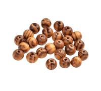 Xm 200 Pièces 8mm Naturel Peint Bois Perles Bijoux À Bricoler Soi-Même Bracelet Fabrication Artisanat En Bois Perle En Vrac Lots Bracelet Collier Mélange Couleur A3