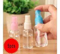 Xm 5 Pièces/Ensemble Maquillage Et Soins De La Peau En Plastique Transparent 30ml Petite Bouteille De Pulvérisation Vide Bouteille Rechargeable