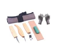 Xm 6 Pcs Outil De Sculpture - Rifloir - Rape - Aiguille - Spatule A Gratter - Burin - Scie - Gradine - Massette - Gouge - Scorp Feil