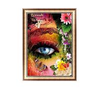 Xm 6372 5d Magique Diamant Peinture Fleur Motif Broderie Point De Croix Mosaïque Peinture Couture Décoration Maison Cadeau