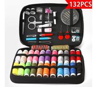 Xm 70/132 Pièces Bricolage Kits De Couture Multi-Fonction Couture Coffret Pour Quilting À La Main Couture Fil À Broder Accessoires De Couture