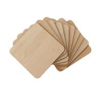 Xm 80 Pièces Plaque Vierge Carré Pièces En Bois Puzzle Pour Bricolage Graffiti Artisanat À La Main Pour Cadeaux Décorations Fournitures D'enseignement A3