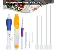 Xm Accessoires De Couture De Ménage Abs Broderie Plastique Aiguille Tricot Stylo Ensemble D'outils Bricolage Magique Couture Artisanale Accessoires Ménagers