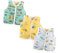 XM-Amigo Bébé Garçon Hiver Automne Chaud Gilet épais pour Bébé Garçon Gilet Haut Épaule Gilet Bébé Garçon 'Épais Gilet (Taille recommandée pour Les Enfants: 80-90cm)