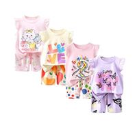 XM-Amigo Ensemble Bébé Fille Débardeur Sans Manches, Lot de 8