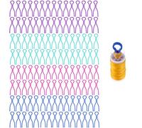XM-Amigo Lot de 120 supports de bobines de fil pour machine à coudre - 30 x 4 couleurs