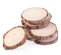 Xm Artisanat En Bois Rond Bricolage De Noël 10 Pièces Bricolage Décoration De Maison Cadeaux De Mariage Tranches En Bois Naturel Artisanat Arts Et Bricolage A35