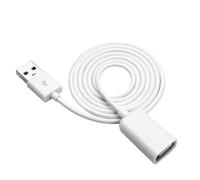 XM câble Alargador Prolongador USB 2.0 Macho Hembra Ordenador PC Blanco a para rallonge 1m Puerto Conector