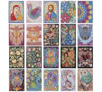 Xm Carnet De Dessins En Forme De Diamant Bricolage Point De Croix Peinture Spéciale Violon 50 Pages A5 Carnet De Dessins