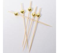 XM Cuisine outil de cuisson 100 pièces/sac longue Barbecue Grill bambou brochettes Grill viande bois bâtons jetables BBQ fournitures