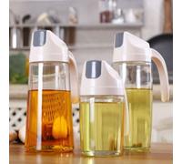 Xm Distributeur De Bouteille D'huile Étanche Pulvérisateur Outil De Cuisine Couverts Ouverture Automatique Fermeture Multifonctionnel Assaisonnement Pot À Épices