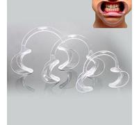 Xm Écarteur De Lèvre De Joue En Plastique Orthodontique Dentaire Ouvreur De Bouche De Type C De Couleur Claire