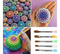 Xm Ensemble D'outils De Dessin Mandala Ensemble De 18 Pièces Stylet De Gaufrage Grandes Tiges De Pointage Pour Peinture Des Roches Nail Art