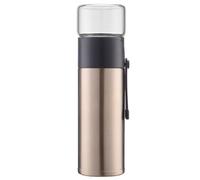 Xm Flacon Sous Vide Golden De 400ml Thermos Deux Types De Filtre À Thé Kung Fu Tasse À Thé Séparateur De Thé Ustensiles À Boire