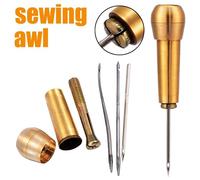 Xm Kit D'aiguilles De Couture En Cuir Chaussures De Tente En Toile Awl Ensembles D'outils De Réparation Coniques Couture À La Main Artisanat Du Cuir 1 Ensemble